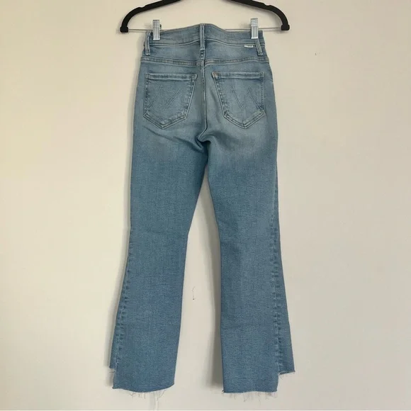 MOTHER Sky Blue Wide Leg Jeans - Picture 2 of 4